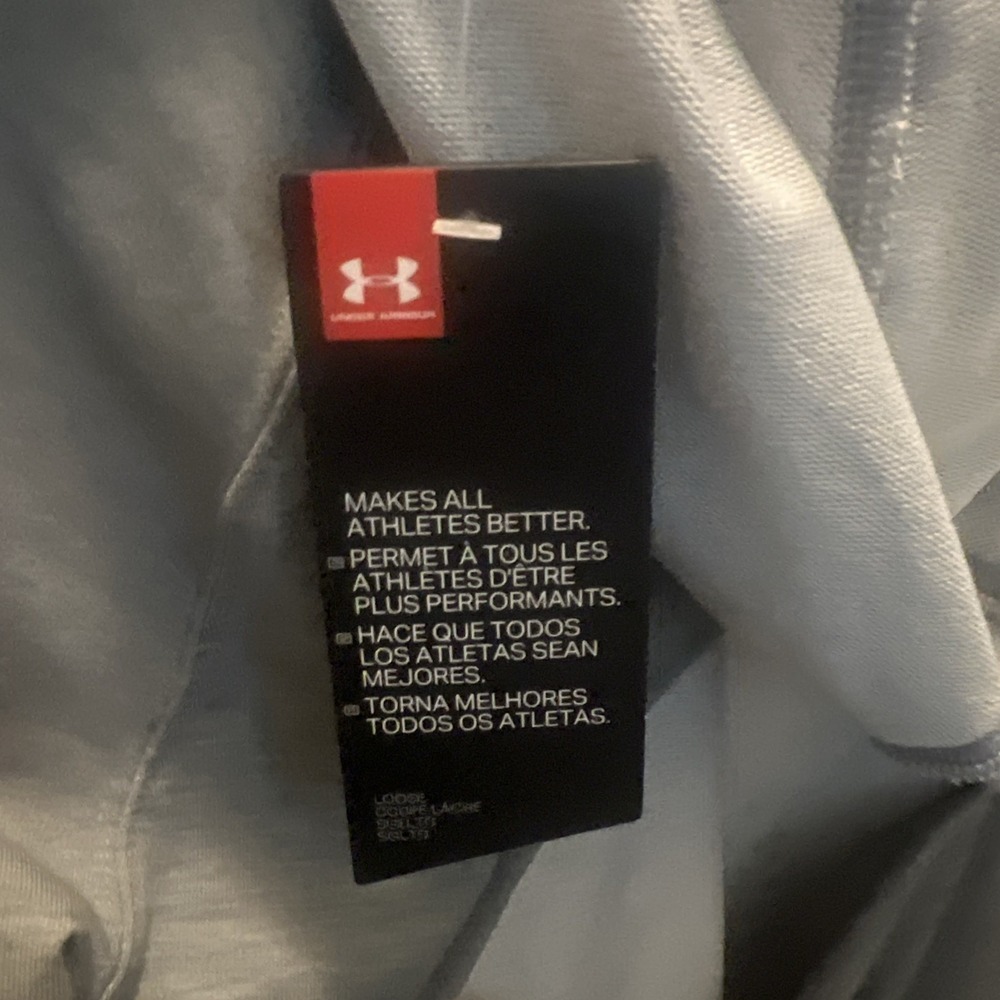 Under Armour Featherweight Fleece Women Size‎ Small Oversize Hoodie Gray - Picture 6 of 6